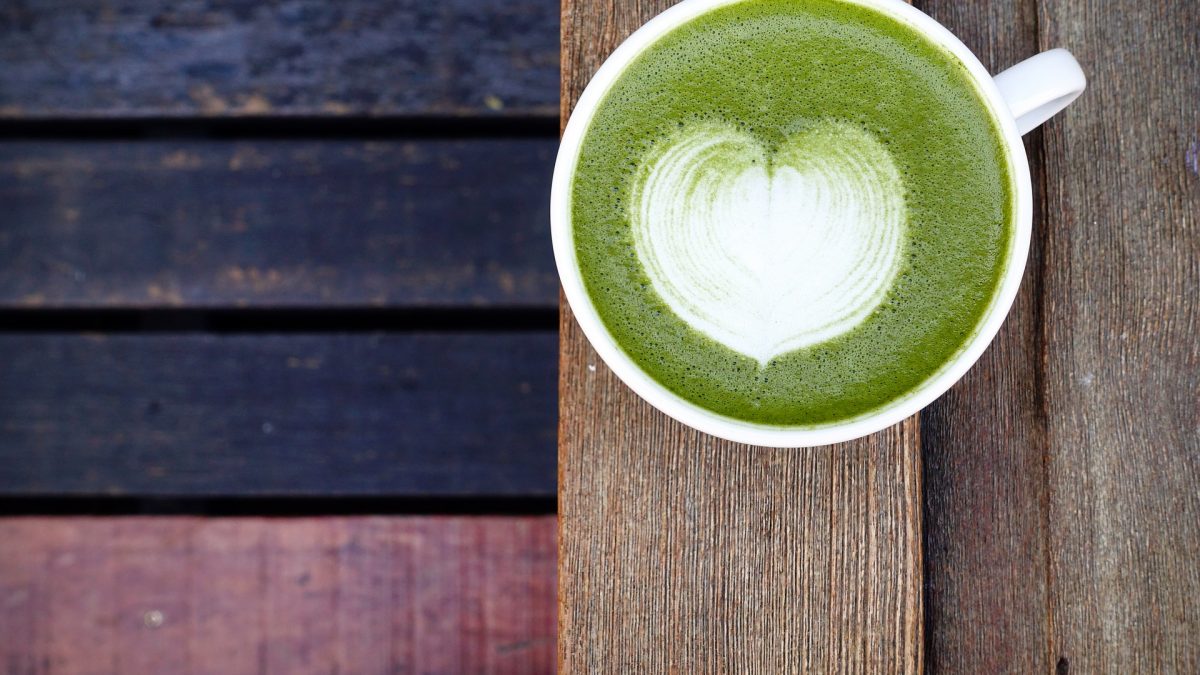 A matcha tea