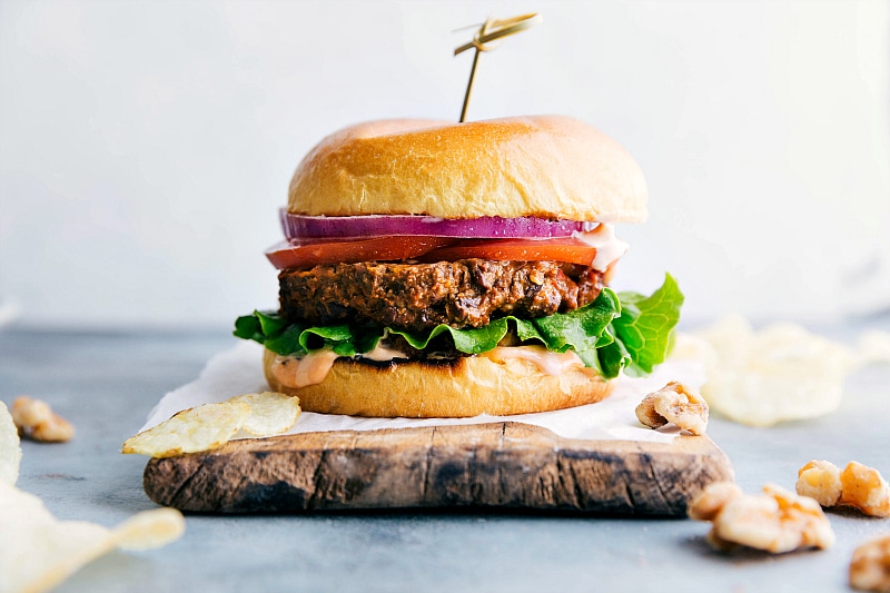 Vegán bab burger